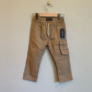 NAUTICA Boys Ripstop Cargo Pockets Khaki